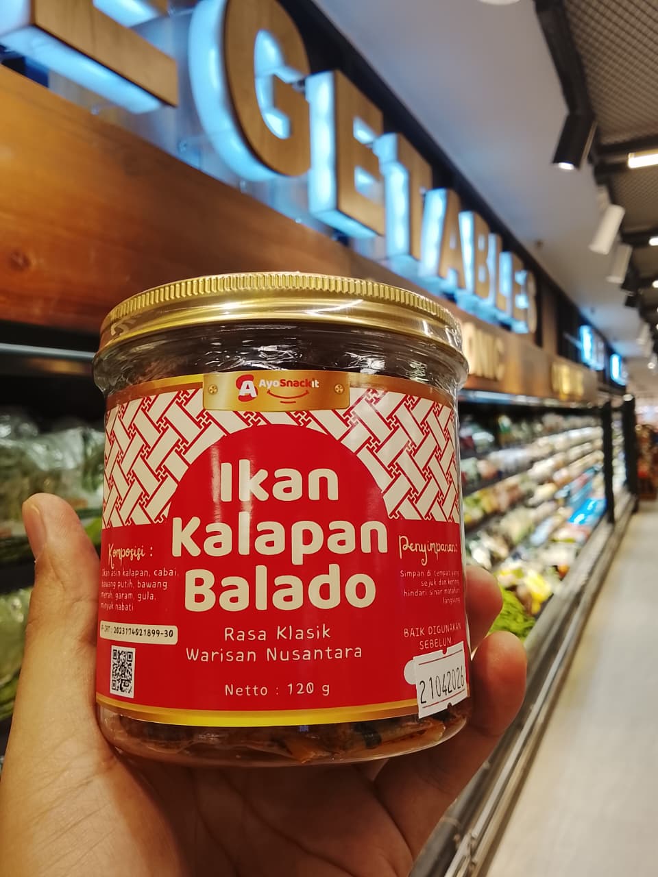 Ikan Kalapan Balado AyoSnackit – Camilan Pedas Lezat