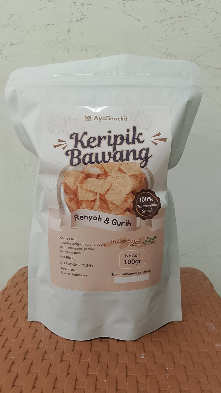 Keripik Bawang Alloka – Camilan Klasik Gurih Renyah